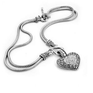 Lia Sophia Rhodium/Silver Love Dust Necklace